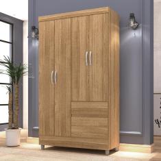 Guarda Roupa 4 Portas Spectra Nature