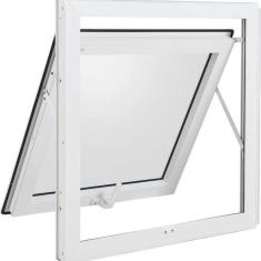 Janela Maxiar De Banheiro Esquadrais Brasil  70X70 Branco