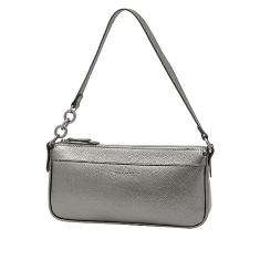Bolsa Shoulder Feminina de Couro Bovino Legítimo Mariart Parintins (Onix)