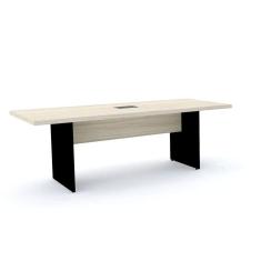 Mesa De Reunião Retangular Powerbox Pandin Pe40 - Nogueira