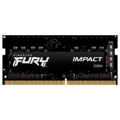 Memória Ram Para Notebook Kingston Fury Impact Ddr4 8gb 3200mhz - Preto (kf432s20ib/8)