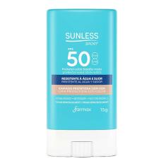 Protetor Solar Facial Stick Com Cor Sunless Sport Fps 50 15G