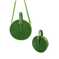 Bolsa Feminina Redonda De Silicone Com Alça Transversal YB1001 - KINGL