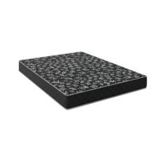 Colchão Casal 138 Espuma D20 - Tampo Preto 12cm - Aloa, Casal
