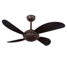Ventilador De Teto Volare Café Office 4 Pás Tabaco 110V