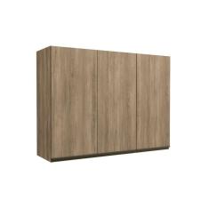 Armário Aéreo P/ Cozinha Maxxi G766 C/ 3 Portas 120cm Nogal - Kappesberg