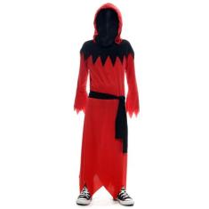 Fantasia Morte Sangrenta Túnica Infantil com Capuz - Halloween - Sulam