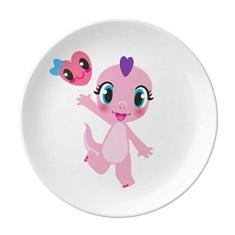 Prato decorativo de porcelana Salver Dinosaur Kingdom Love You
