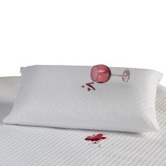 Capa Protetora Para Travesseiro Impermeável 2 Unidades - Branco