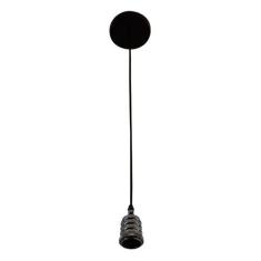 Pendente Dote Metal Wave Preto Perolado E27 Taschibra, Preto Perolado