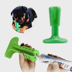 Escova Dentes Mordedor Grande Canino Limpeza Bucal Cachorro Cao Pet Tartaro