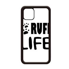 Capa Ruff Life com citação inglesa para iPhone 12 Pro Max para Apple Mini Mobile Case Shell