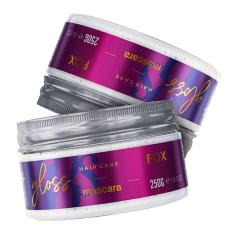 Kit 02 Máscara De Tratamento Hair Care Gloss Fox 250g