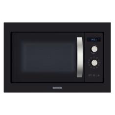 Microondas tramontina de embutir glass cook 60 em vidro temperado preto 8 funções 25L 220V 94880/008