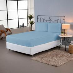 Jogo De Lençol Ponto Palito Simples 3 Peças King Algodão - Riffo Store