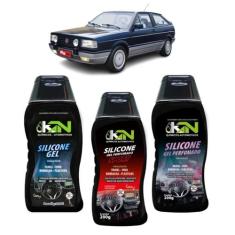 Kit 03 silicone automotivo gel perfumado para carro premium - KN