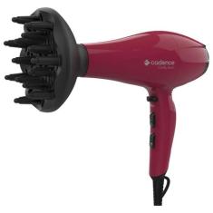 Secador de Cabelos Curly Hair Cadence com Difusor 220V SEC530, Vermelh