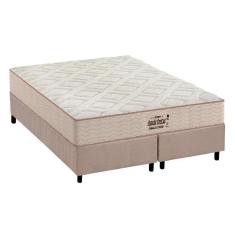 Cama Box Queen: Colchão Ortopédico Probel Ag65 Force Extreme + Base Crc Suede Clean(158X198)