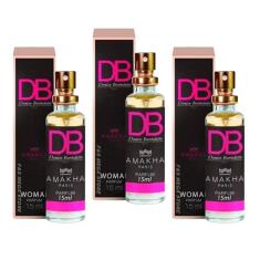 Kit 3 Perfume Db Feminino Amakha Paris Bolso Bolsa