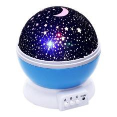 Luminária Projetor Estrela 360º Abajur Star Master Azul