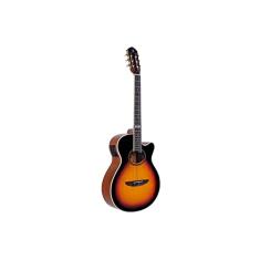 Violão eletroacústico Artistic cutaway nylon Drop sunburst satin VEGAS EQ America Series Tagima