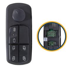 Botão do Vidro Elétrico Mercedes Axor Lado Esquerdo - 0025455113