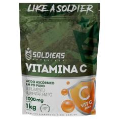 Vitamina C em Pó - Ácido Ascórbico 1Kg - 100% Puro Importado - Soldiers Nutrition