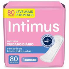 Protetor Diário Intimus Cuidado Diário 80 Unidades, 80