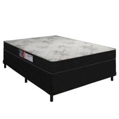 Cama Box Casal + Colchão Portobel Viena D23 60x138x188