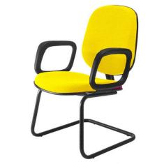 Cadeira Diretor Interlocutor para Escritório Linha Uno Amarelo