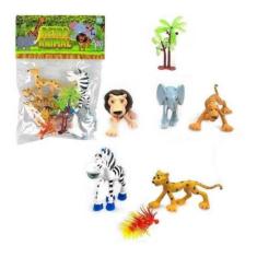 Kit Reino Animal Selva Bichos Em Miniatura 5 Peças Realista