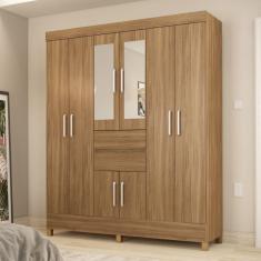 Guarda Roupa 8p Com Espelho Jena Amendola