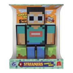 Boneco Streamers George 25CM Minecraft ALGAZARRA