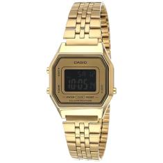 Relógio Feminino Digital Casio Vintage LA680WGA-9BDF - Dourado