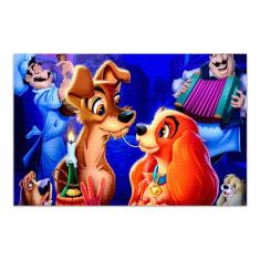 Quebra-cabeça Dama E O Vagabundo 60 Peças