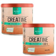 Kit 2X: Creatine Creatina Monohidratada Nutrify 300g