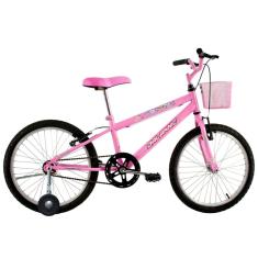 Bicicleta Infantil Aro 20 Melissa + Rodinha Lateral Feminina Passeio