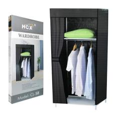 Guarda roupa portatil sapateira armario organizador cabideiro dobravel