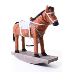 Cavalinho Pop Flex  Produzido em Madeira Sustentável e Pelúcia Atóxica