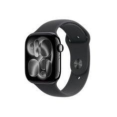 Apple Watch Series 11 GPS + Cellular, Caixa Preta Brilhante de Alumínio de 46 mm, Pulseira esportiva Preta, Tamanho M/G - MFC44AM/A