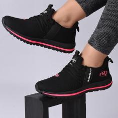 Tênis Esportivo Academia Caminhada Runway Running Feminino-Feminino