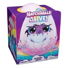 Ovo Pelucia Hatchimails Alive Mystery Hatch Pufficornio Surpresa – 100 sons e reações - luzes - Sunny