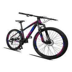 BICICLETA KSW XLT 100 21V SHIMANO RODA LIVRE ARO 29 FREIO A DISCO TAMANHO 21