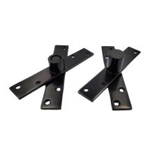 Dobradiça Pino Porta Pivotante Inox 304 Preto Até 300 Kg