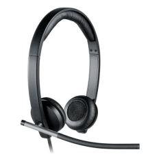 Headset Logitech H650e Usb - Preto (981-000513), Preto