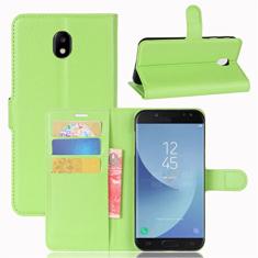 Capa carteira para Samsung Galaxy J5 2017, capa carteira flip de couro PU premium com compartimento para cartão, suporte e fecho magnético [capa interior à prova de choque de TPU] compatível com