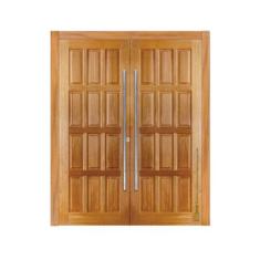 Portal de Entrada PV12 Almofadada em Madeira Maciça Tauari Mapaf, 180c