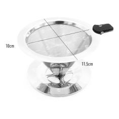 Coador Café Pour Over Aço Inox Tam. Médio N102