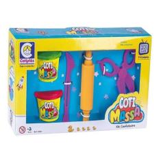 Brinquedo Kit de Confeiteiro com 2 Potes de Massinha Atóxica e Acessór
