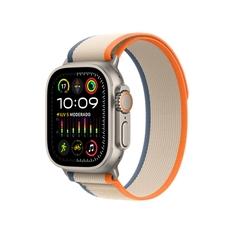 Apple Watch Ultra 2 49mm GPS + Cellular, Caixa de Titânio, Pulseira Loop Trail Laranja e Bege, Tamanho P/M - MRF13BZ/A